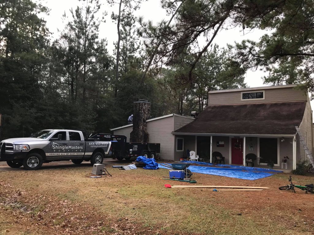 ShingleMasters Truck and House
